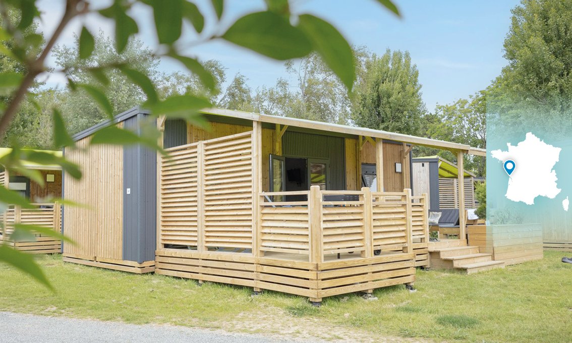 Camping aux Mathes • Charente-Maritime • Mobil-home Privilège 2 chambres 4 personnes 34m²