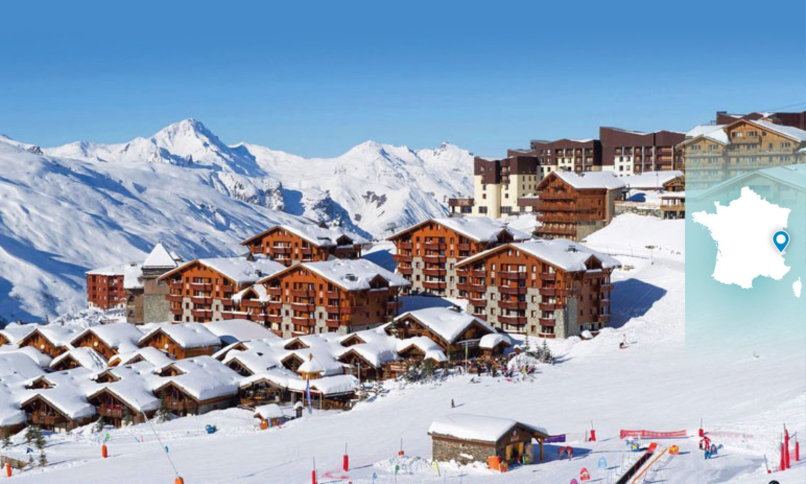 Résidence aux Ménuires • Savoie • Les Chalets d&rsquo;Adonis • Appartement 3P6 48m2